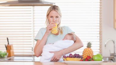 التغذية السليمة للحامل والطفل