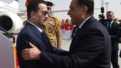 استقبال رئيس وزراء العراق